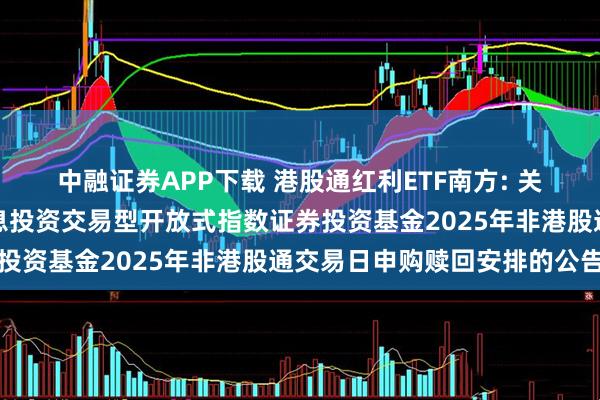 中融证券APP下载 港股通红利ETF南方: 关于南方中证港股通高股息投资交易型开放式指数证券投资基金2025年非港股通交易日申购赎回安排的公告